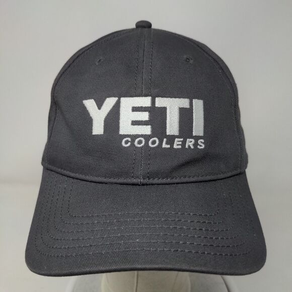 YETI Coolers Slideback Hat Gray One Size Embroidered Adjustable 6 Panel - Picture 2 of 9